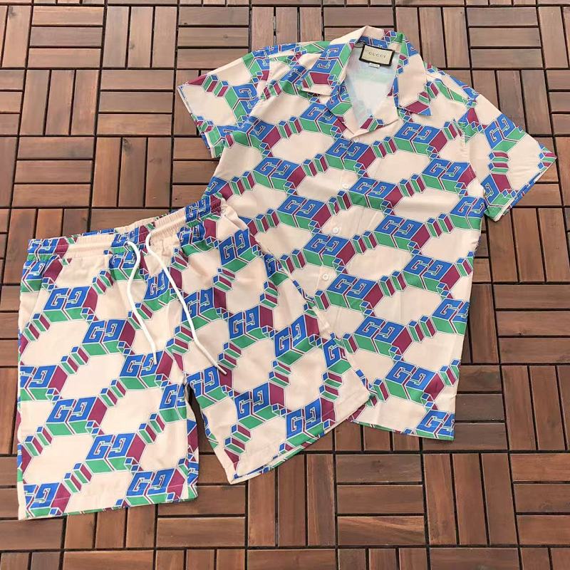 TOP PANTS GUCCI T-SHIRT SHIRT SHORTS 77032914 (im 176CM 58KG iwear size L in the photo)