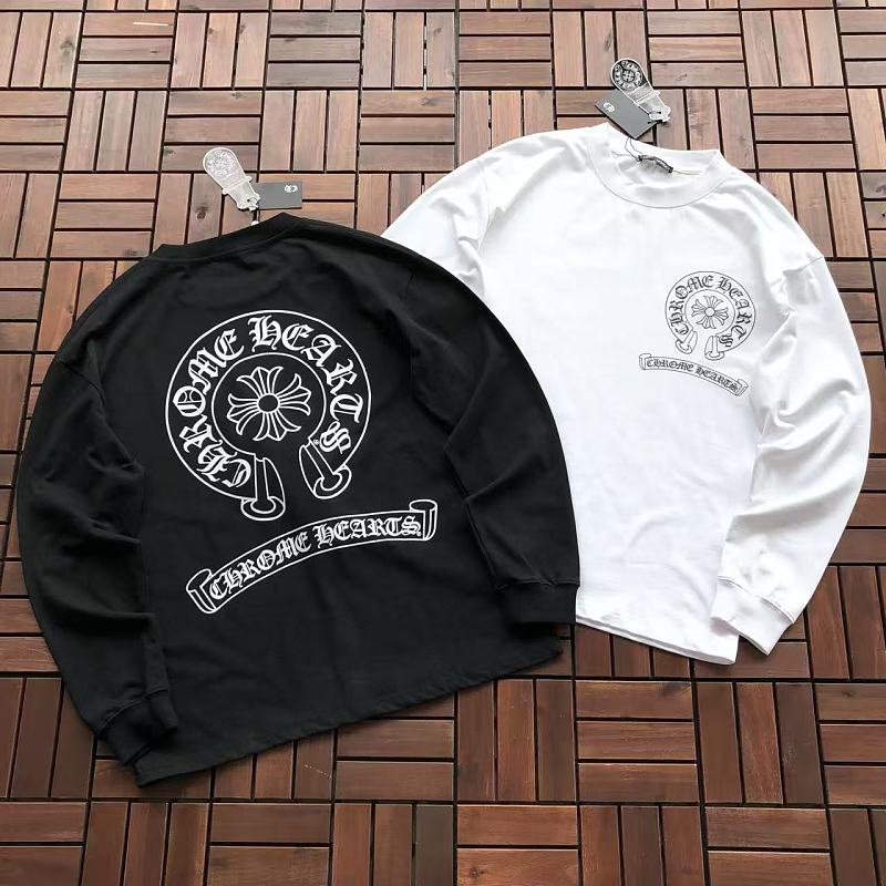 CHROME HEARTS LONG-SLEEVE 66080254 (im 185CM 70KG iwear size L in the photo)