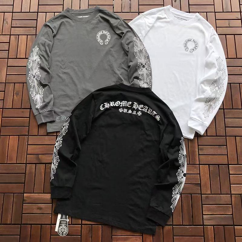 CHROME HEARTS LONG-SLEEVE 77083117 (im 185CM 70KG iwear size M in the photo)