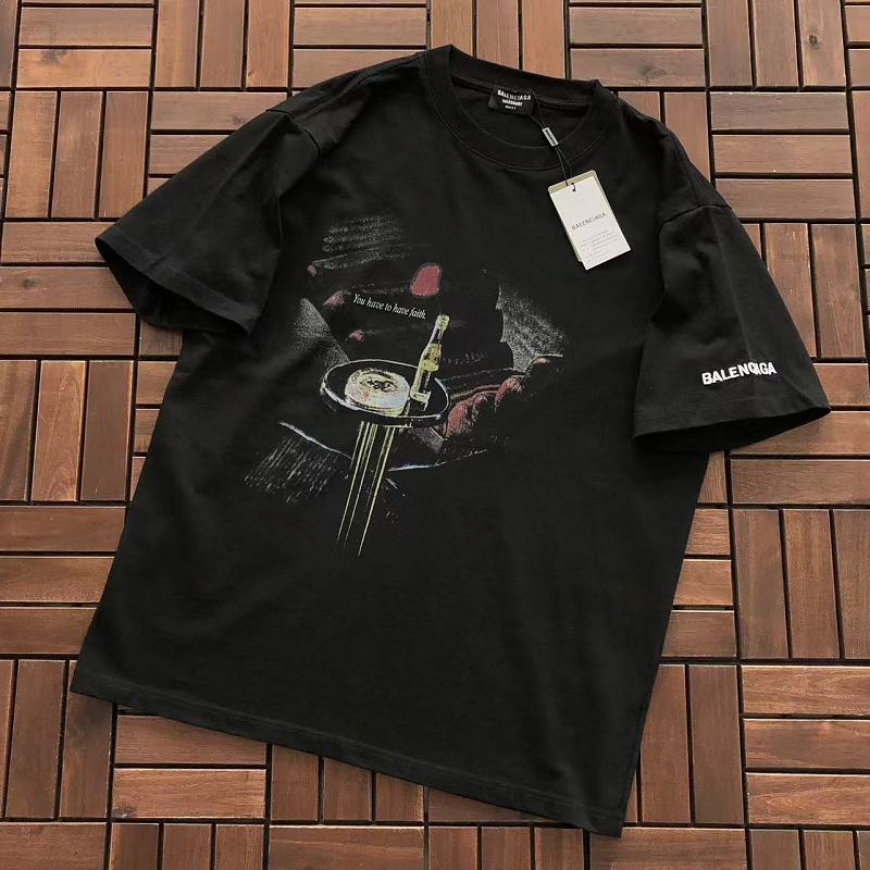 BALENCIAGA T-SHIRT 77071210 (im 185CM 70KG iwear size S in the photo)