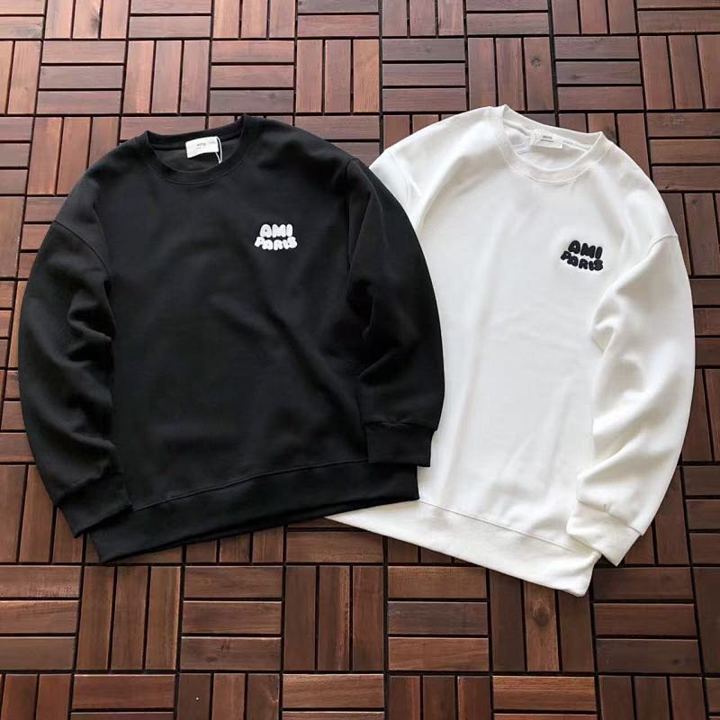 AMI SWEATER 22101728 (im 176CM 58KG iwear size L in the photo)