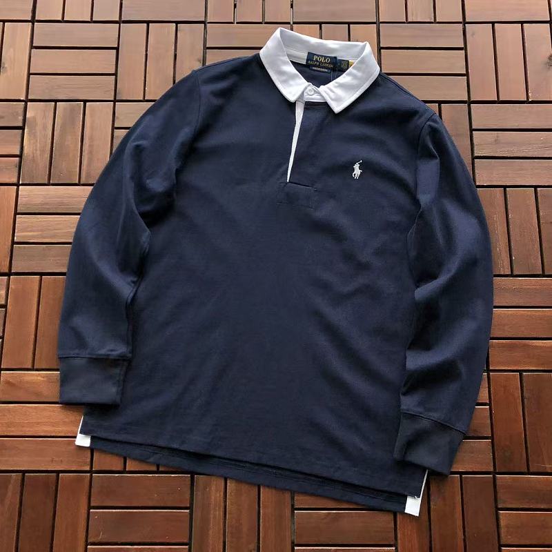 RALPH LAUREN LONG-SLEEVE POLO 88083019 (im 180CM 68KG iwear size L in the photo)