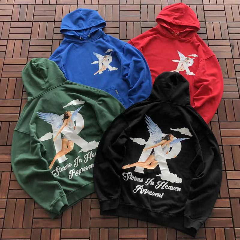 REPRESENT HOODIE 66041901 (im 176CM 58KG iwear size M in the photo)