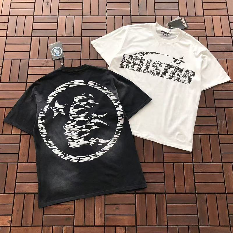 BLACK WHITE~95 HELLSTAR T-SHIRT 55062130 (im 180CM 68KG iwear size S in the photo)