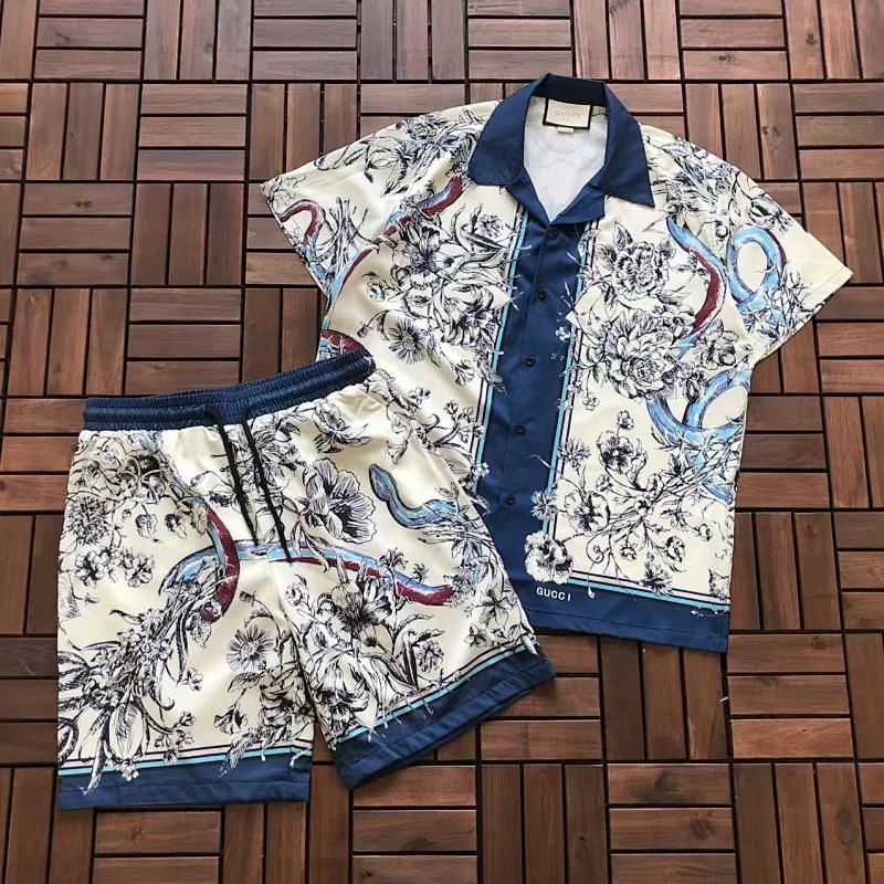 TOP PANTSG GUCCI T-SHIRT SHIRT SHORTS 77012837 (im 176CM 58KG iwear size L in the photo)