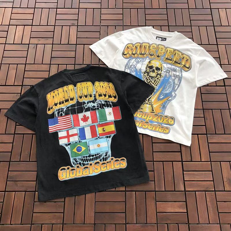 BLACK WHITE GODSPEED T-SHIRT 77072209 (im 185CM 80KG iwear size M in the photo)