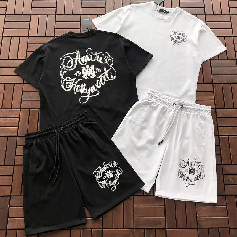 TOP PANTS SUIT AMIRI T-SHIRT SHORTS 77062613