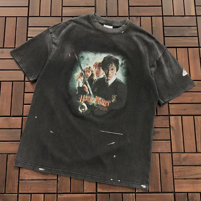SAINT MICHAEL & HARRY POTTER T-SHIRT 55062343 (im 185CM 70KG iwear size S in the photo)