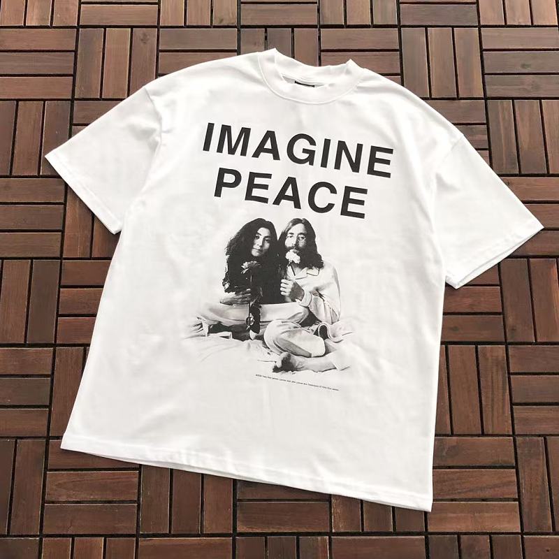 SAINT MICHAEL & JOHN LENNON T-SHIRT 55062348 (im 185CM 70KG iwear size S in the photo)