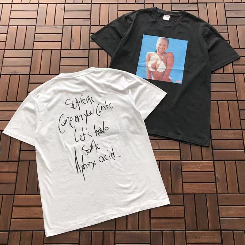 SUPREME T-SHIRT 33122219 (im 180CM 68KG iwear size M in the photo)