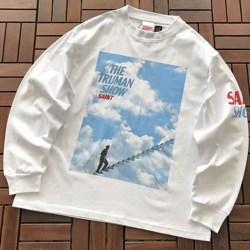 SAINT MICHAEL LONG-SLEEVE 55062356 (im 185CM 70KG iwear size S in the photo)