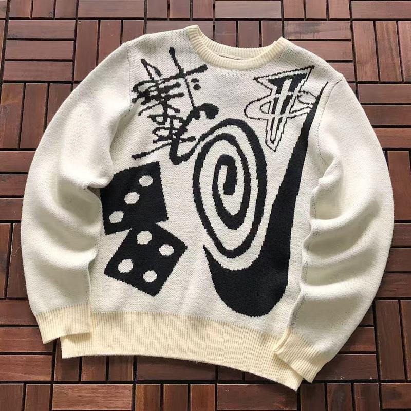 STUSSY & NIKE SWEATER 44121133 (im 180CM 68KG iwear size S in the photo)