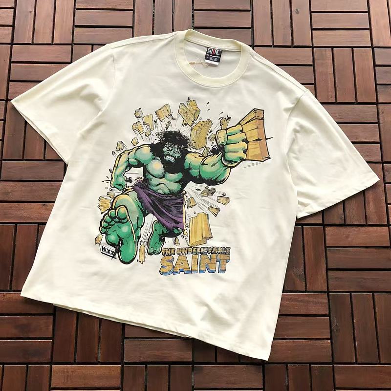 SAINT MICHAEL T-SHIRT 77042393 (im 176CM 58KG iwear size L in the photo)