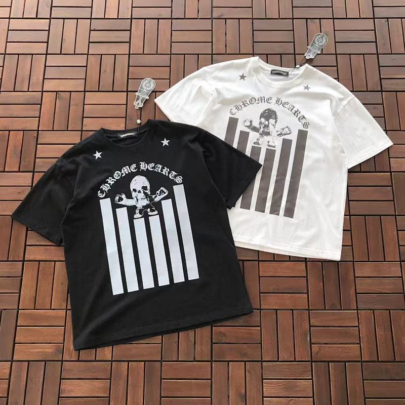 CHROME HEARTS T-SHIRT 77040804 (im 176CM 58KG iwear size M in the photo)