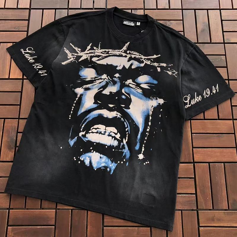 HELLSTAR T-SHIRT 55090112 (im 185CM 70KG iwear size M in the photo)