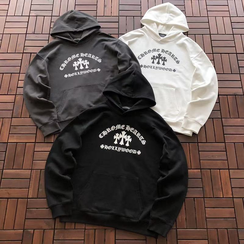 CHROME HEARTS HOODIE 66081220 (im 185CM 70KG iwear size L in the photo)