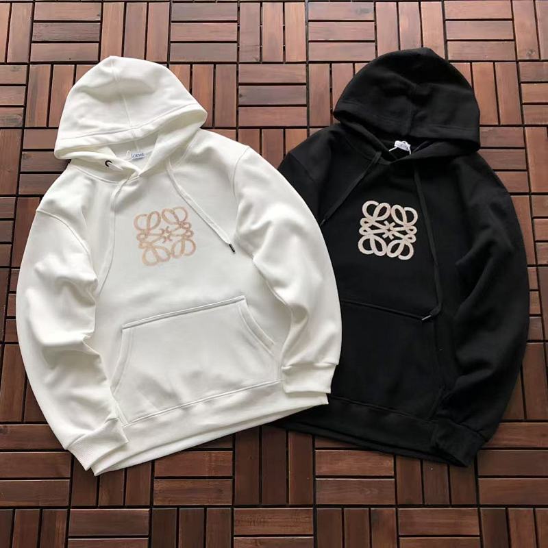 LOEWE HOODIE FLEECE 22102283 (im 176CM 58KG iwear size L in the photo)