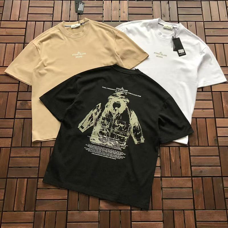 STONE ISLAND T-SHIRT 77040270 (im 185CM 80KG iwear size M in the photo)