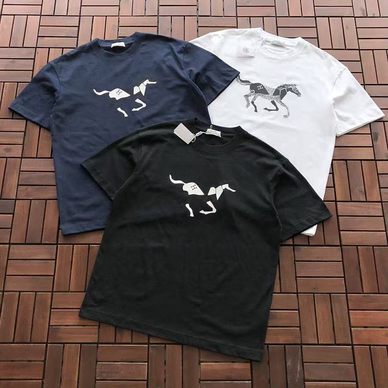 HERMES T-SHIRT 55070318 (im 185CM 70KG iwear size L in the photo)