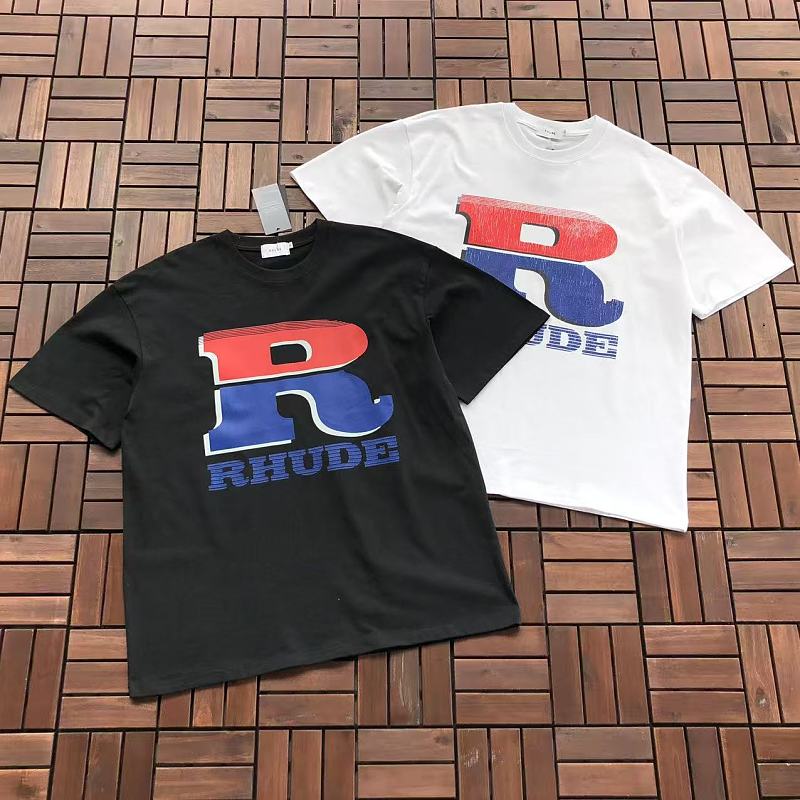 RHUDE T-SHIRT 77042047 (im 185CM 80KG iwear size XL in the photo)