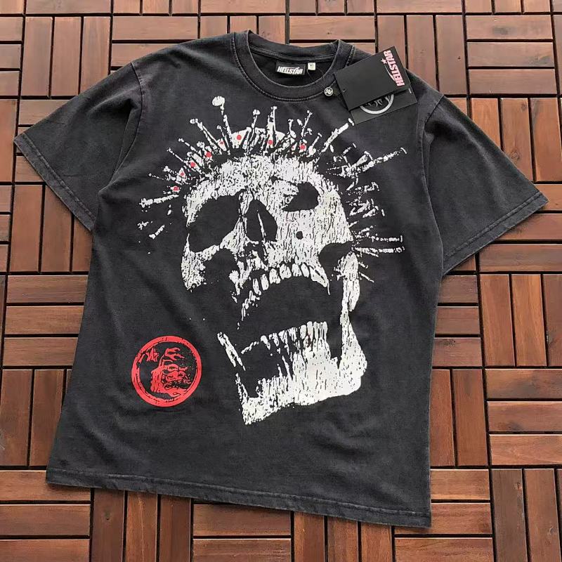 HELLSTAR T-SHIRT 66030457 (im 176CM 58KG iwear size M in the photo)