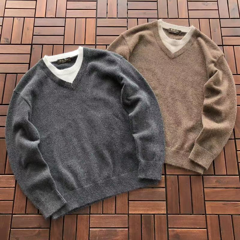 LORO PIANA SWEATER 66090404 (im 185CM 70KG iwear size L in the photo)