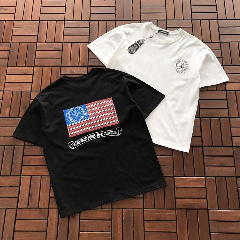 CHROME HEARTS T-SHIRT 77040824 (im 176CM 58KG iwear size M in the photo)