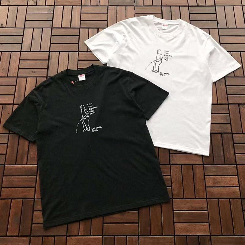 SUPREME T-SHIRT 77033023 (im 176CM 58KG iwear size M in the photo)
