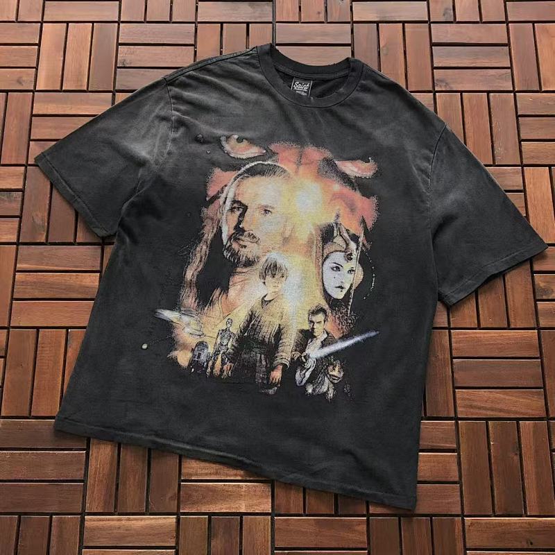 SAINT MICHAEL T-SHIRT 11122208 (im 180CM 68KG iwear size M in the photo)