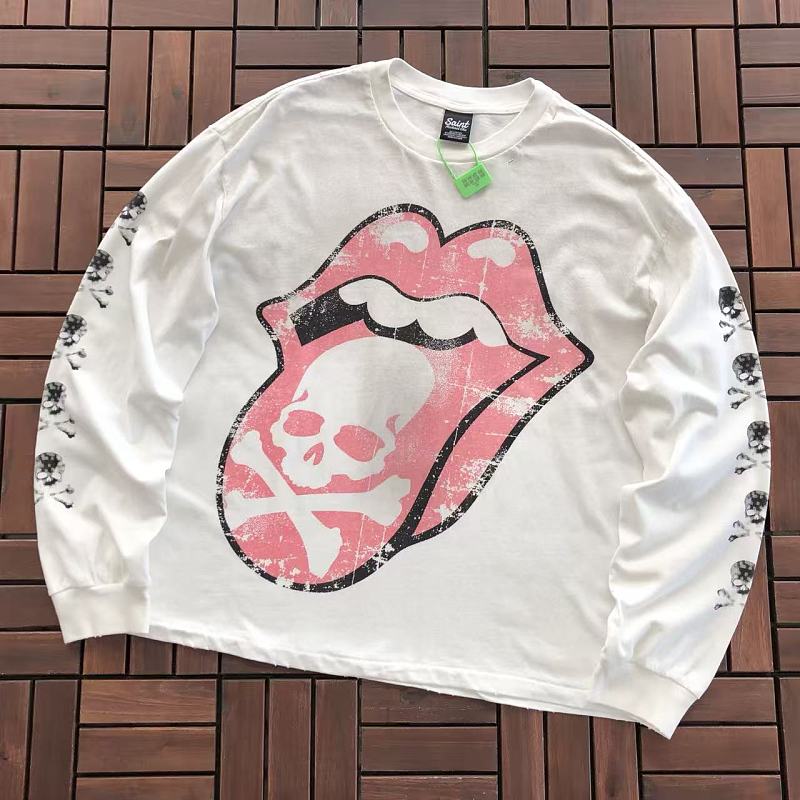 SAINT MICHAEL LONG-SLEEVE 55080627 (im 185CM 80KG iwear size S in the photo)