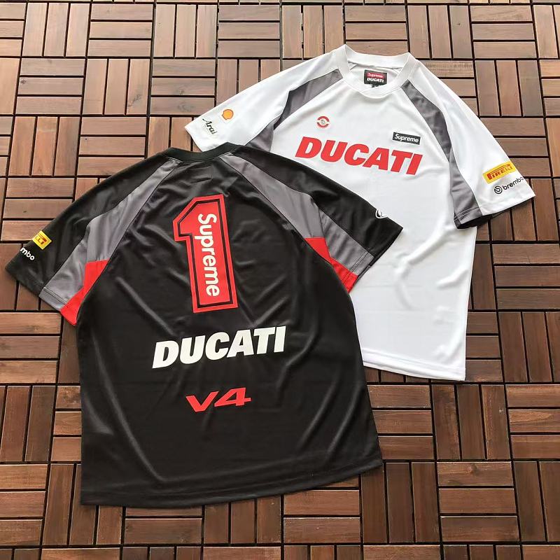 SUPREME & DUCATI T-SHIRT 88072428 (im 185CM 80KG iwear size M in the photo)