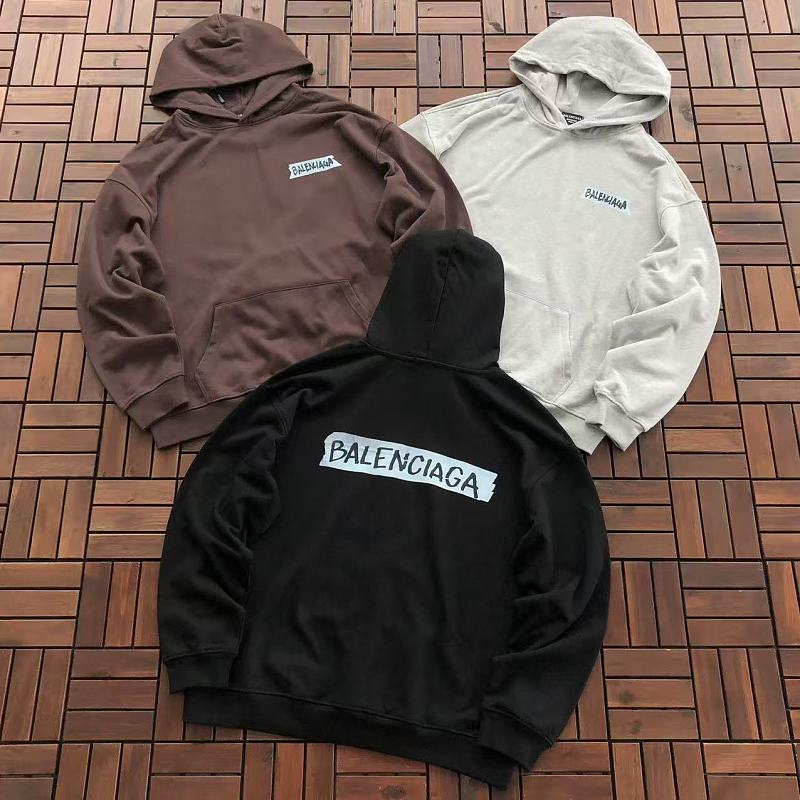 BALENCIAGA HOODIE 55073031 (im 185CM 70KG iwear size XL in the photo)