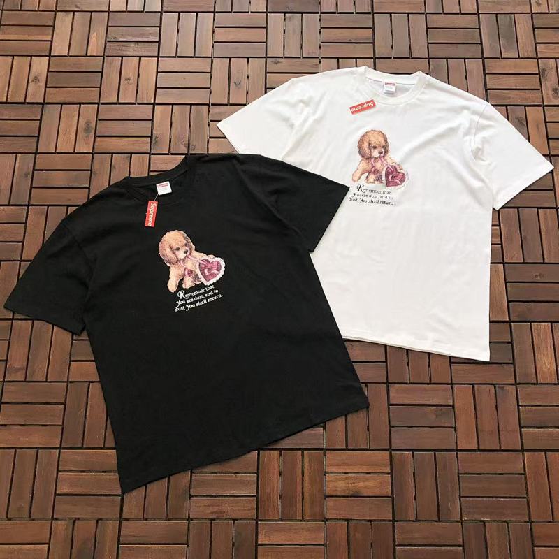 SUPREME T-SHIRT 77031876 (im 176CM 58KG iwear size L in the photo)