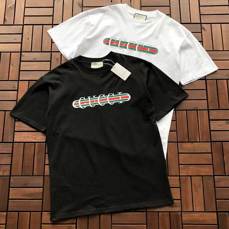 GUCCI T-SHIRT 22102163 (im 176CM 58KG iwear size L in the photo)