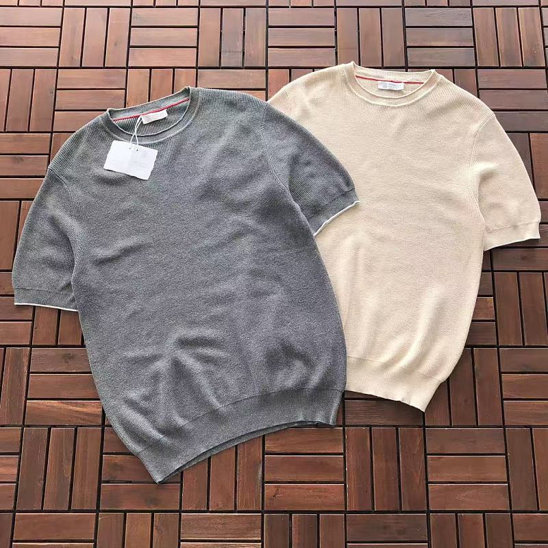 BRUNELLO CUCINELLI T-SHIRT SWEATER 55042207 (im 176CM 58KG iwear size M in the photo)