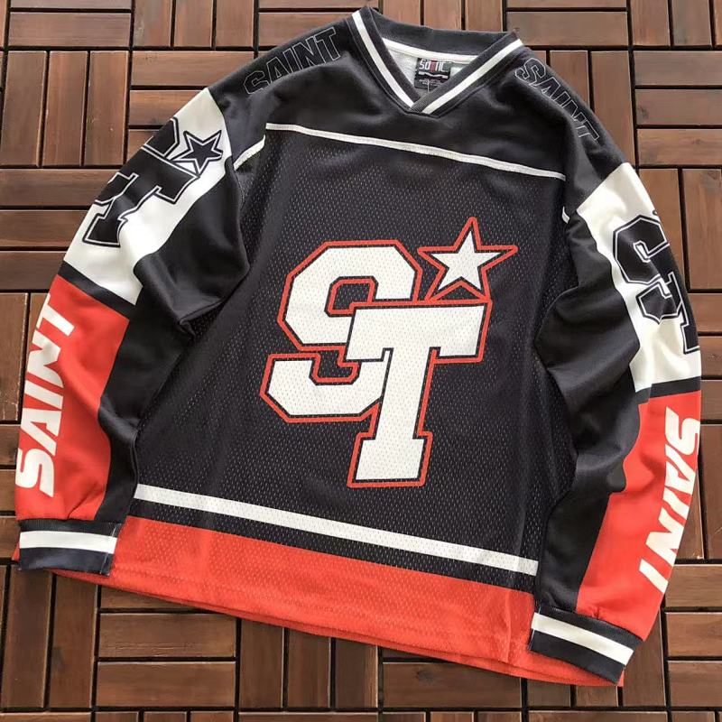 SAINT MICHAEL LONG-SLEECE 33110912 (im 185CM 80KG iwear size M in the photo)