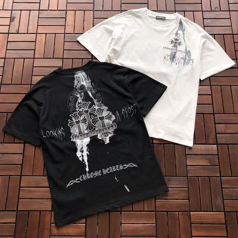 CHROME HEARTS T-SHIRT 77061514 (im 185CM 70KG iwear size M in the photo)