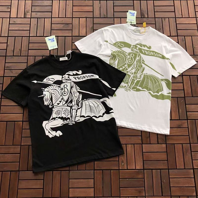 BURBERRY T-SHIRT 77041210 (im 180CM 68KG iwear size L in the photo)