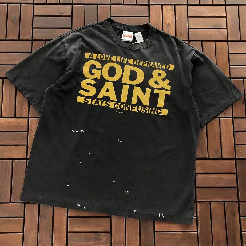 SAINT MICHAEL T-SHIRT 77042239 (im 185CM 80KG iwear size M in the photo)