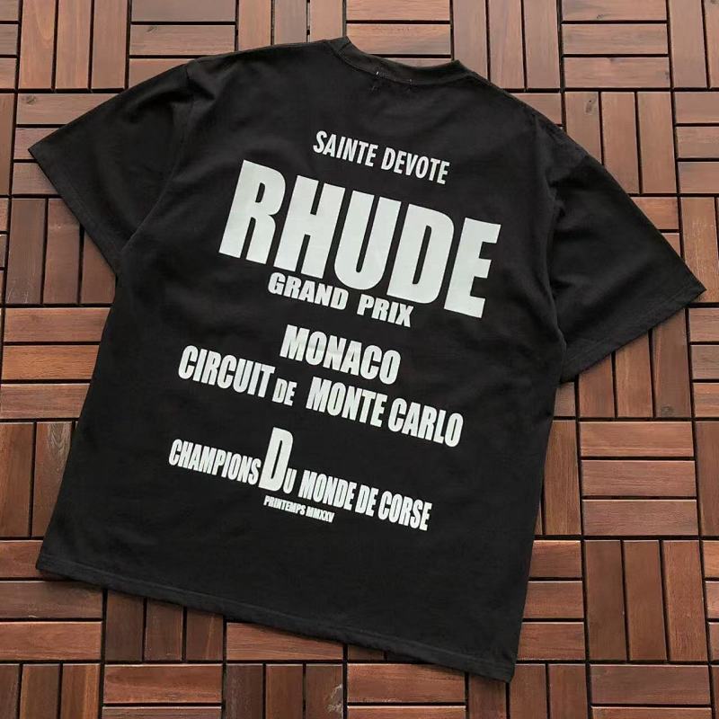 RHUDE T-SHIRT 77041217 (im 180CM 68KG iwear size XL in the photo)
