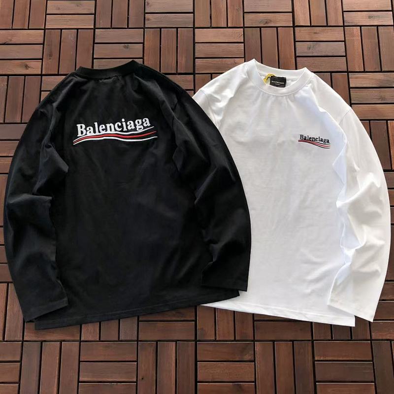 BALENCIAGA LONG-SLEEVE 33112151 (im 180CM 68KG iwear size S in the photo)
