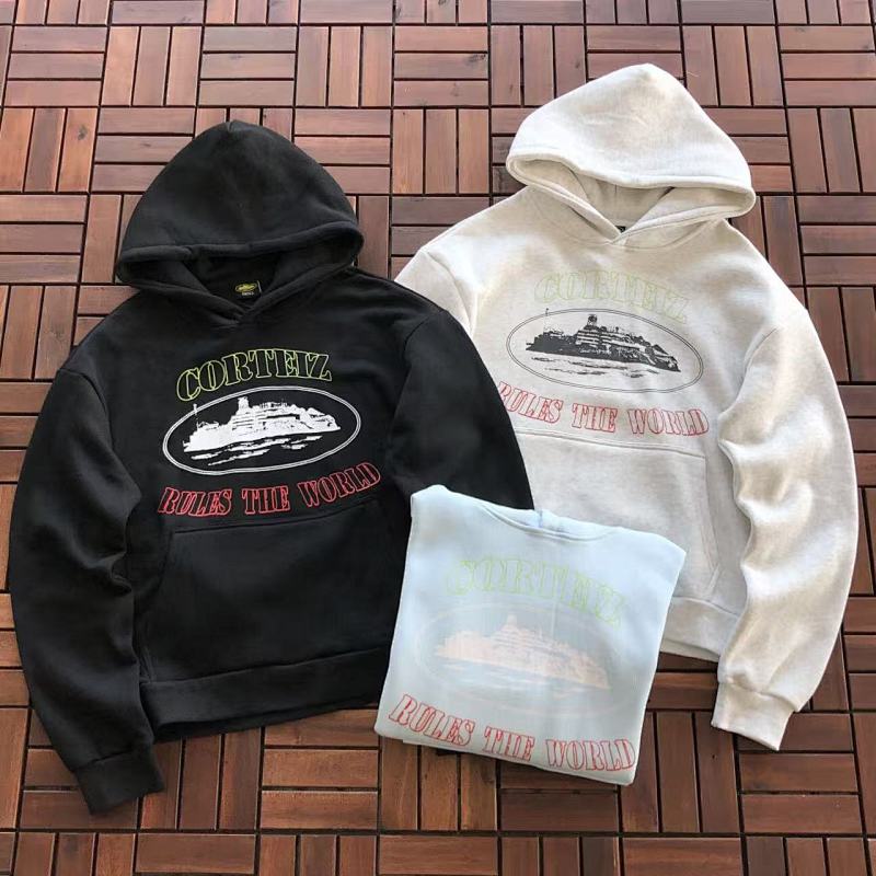 CORTEIZ HOODIE FLEECE 11110562(im 170CM 60KG iwear size S in the photo)