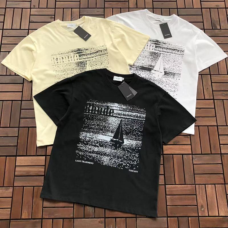 RHUDE T-SHIRT 77042008 (im 185CM 80KG iwear size S in the photo)
