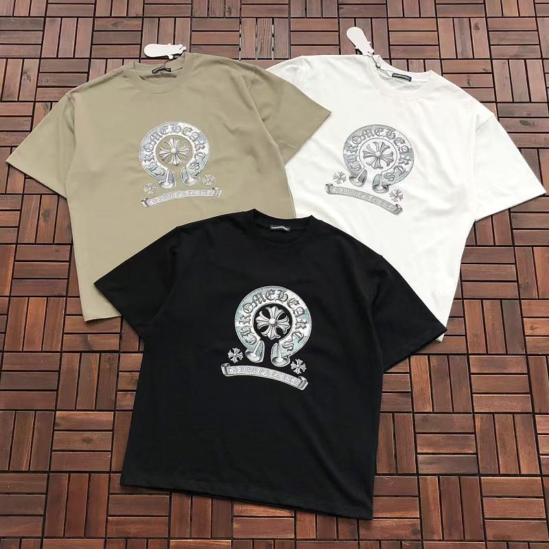 CHROME HEARTS T-SHIRT 55082112 (im 185CM 70KG iwear size L in the photo)