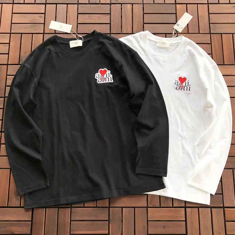 AMI LONG-SLEEVE 22102609 (im 172CM 66KG iwear size XL in the photo)