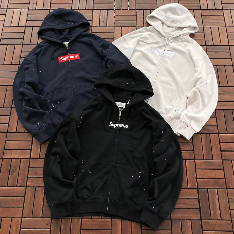 SUPREME & MAISON MARGIELA HOODIE 88051435 (im 185CM 70KG iwear size M in the photo)