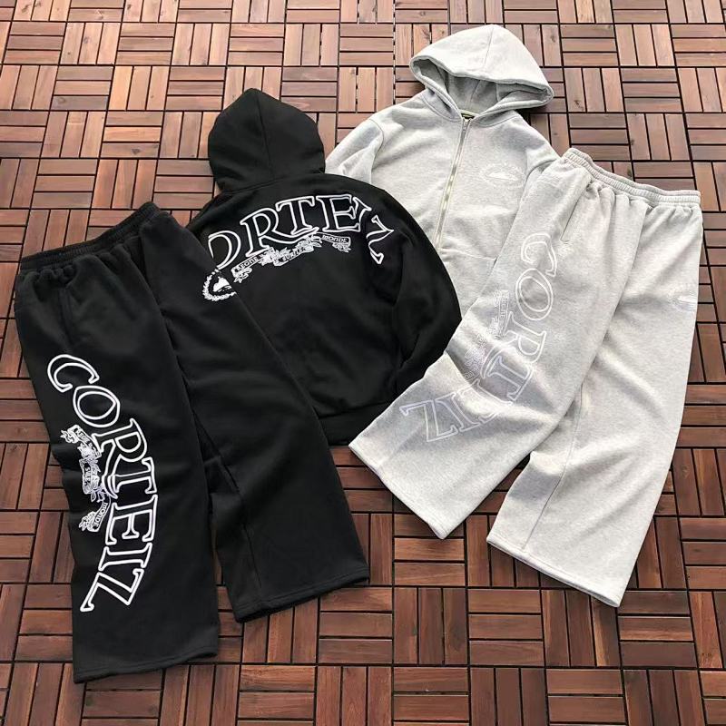 TOP PANTS CORTEIZ HOODIE TROUSERS FLEECE 77011234