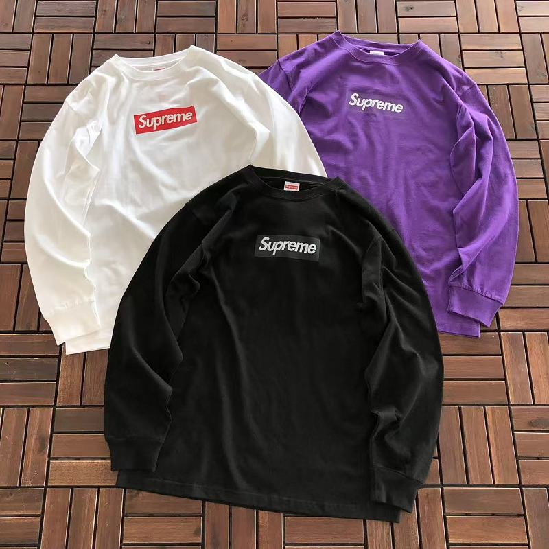 SUPREME LONG-SLEEVE 11111067 (im 185CM 80KG iwear size L in the photo)