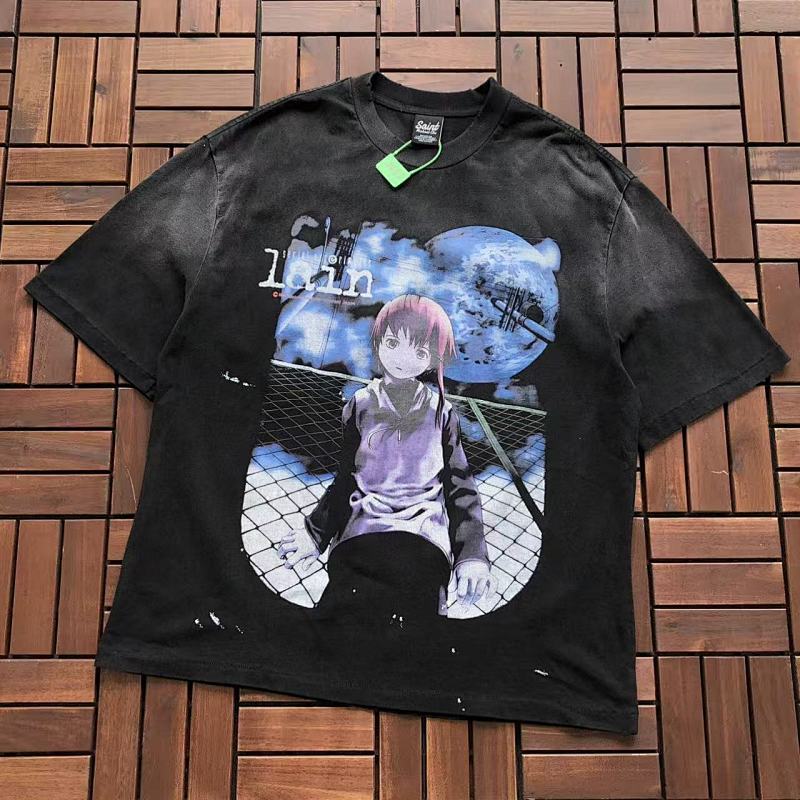 SAINT MICHAEL T-SHIRT 11122224 (im 180CM 68KG iwear size S in the photo)