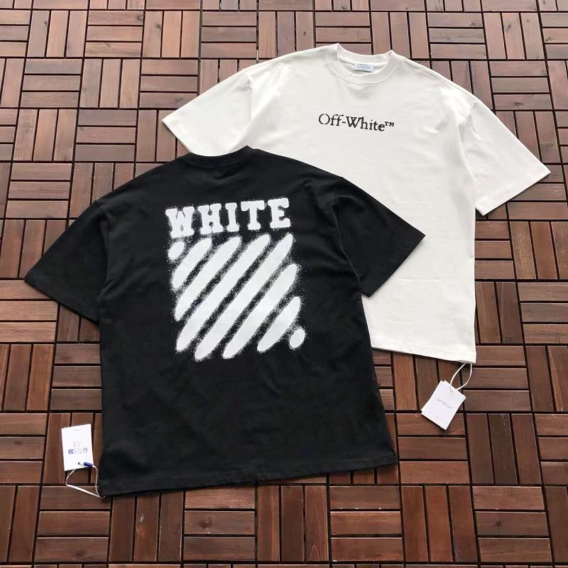 OFF-WHITE T-SHIRT 77051732 (im 185CM 80KG iwear size M in the photo)